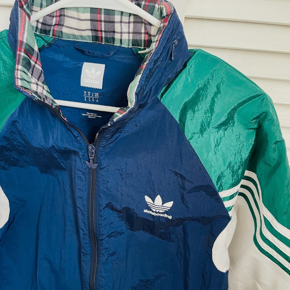 Mens Medium Adidas Windbreaker